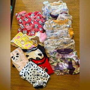 14 pairs of 3t pajamas